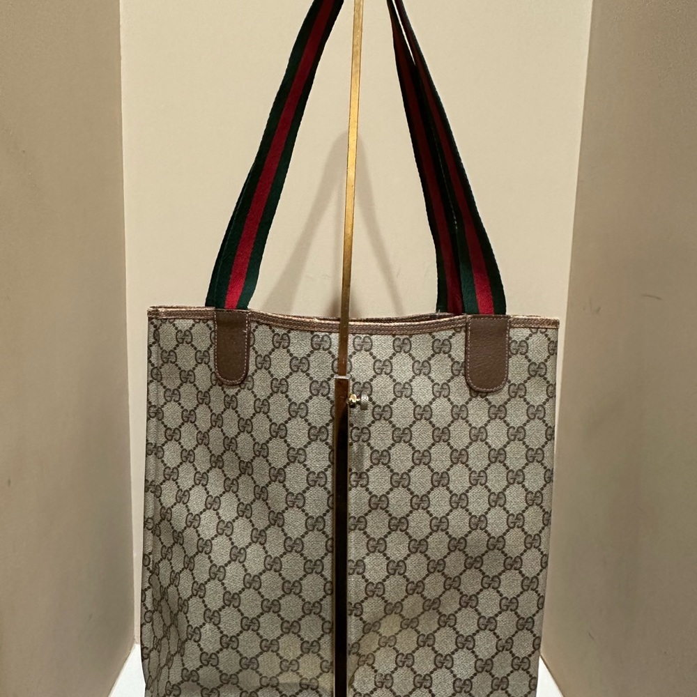 Gucci Accessory Line Sherry Tote GG Supreme Vintage - Picture 4 of 8